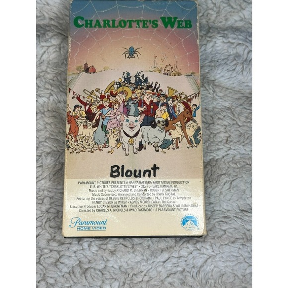Charlotte's Web VHS Tape Paramount Home Video Animated Movie Classic‎ - Picture 1 of 4